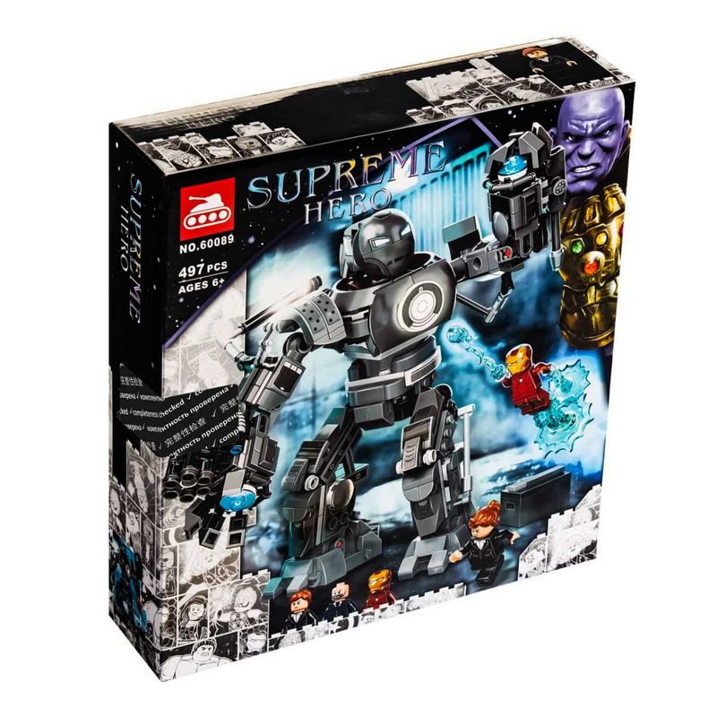 ساختنی 497 قطعه مدل iron man کد 60089